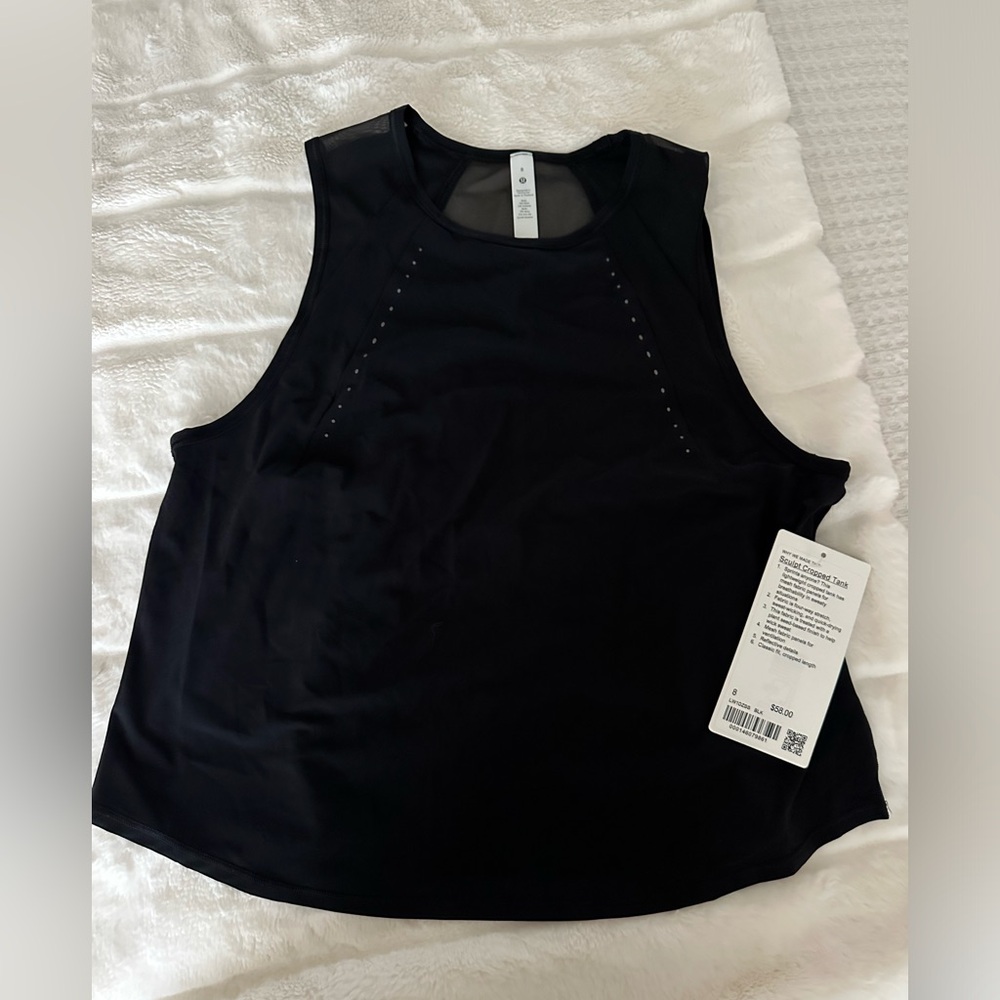 Lululemon sculpt crop tank